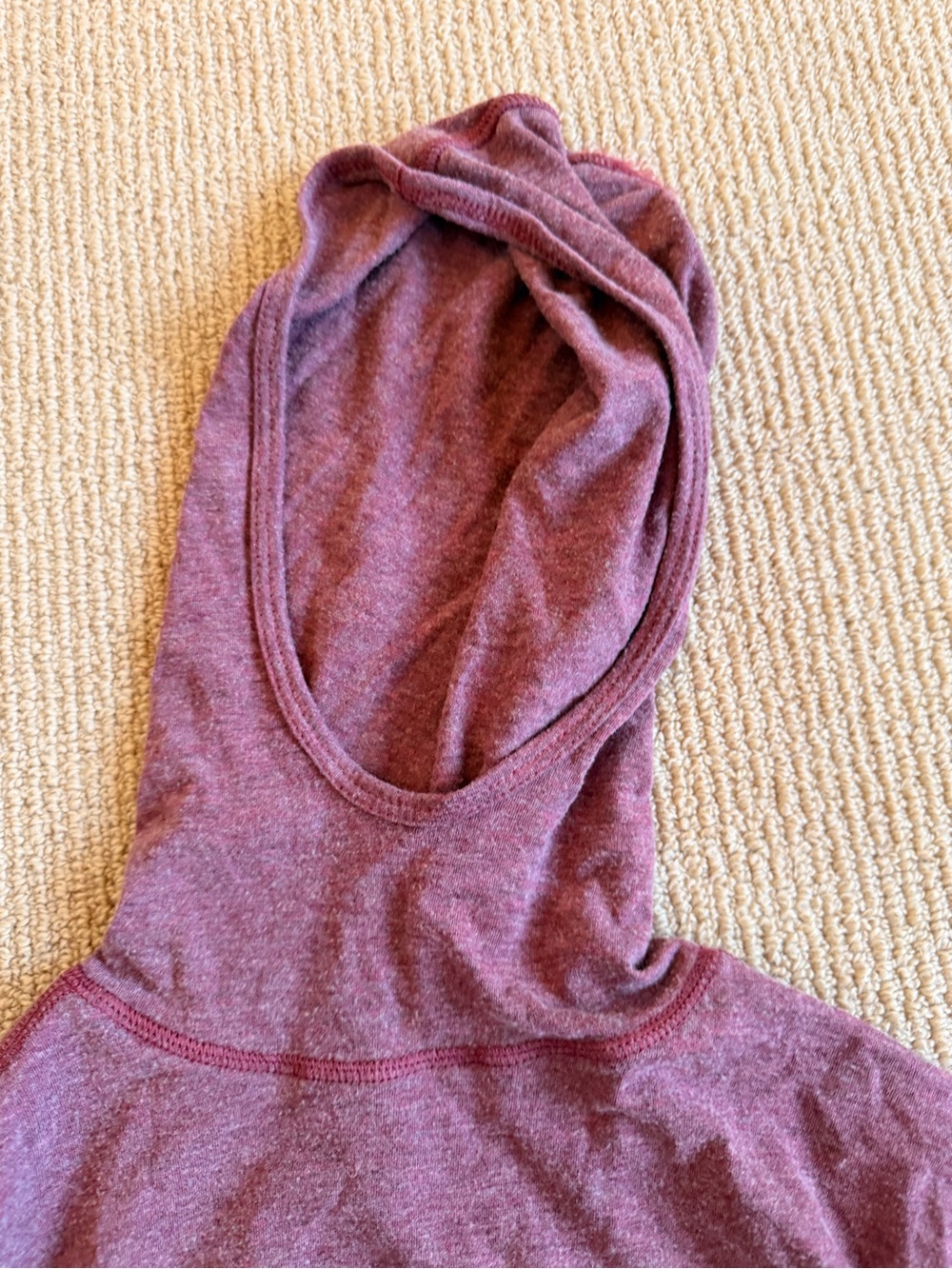 Duckworth Women’s Lightweight Hooded Long-Sleeve Top - Dusty Mauve - Picture 3 of 5